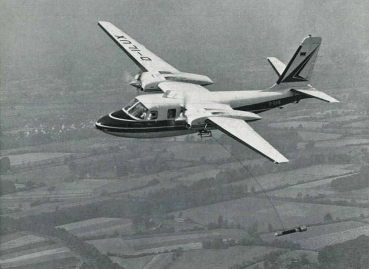 Meßflugzeug Aero-Commander 680 F