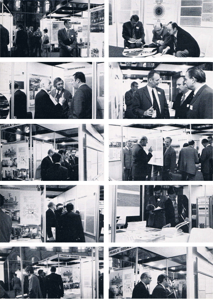 PRAKLA-SEISMOS-Ausstellungsstand EAEG Paris 1971