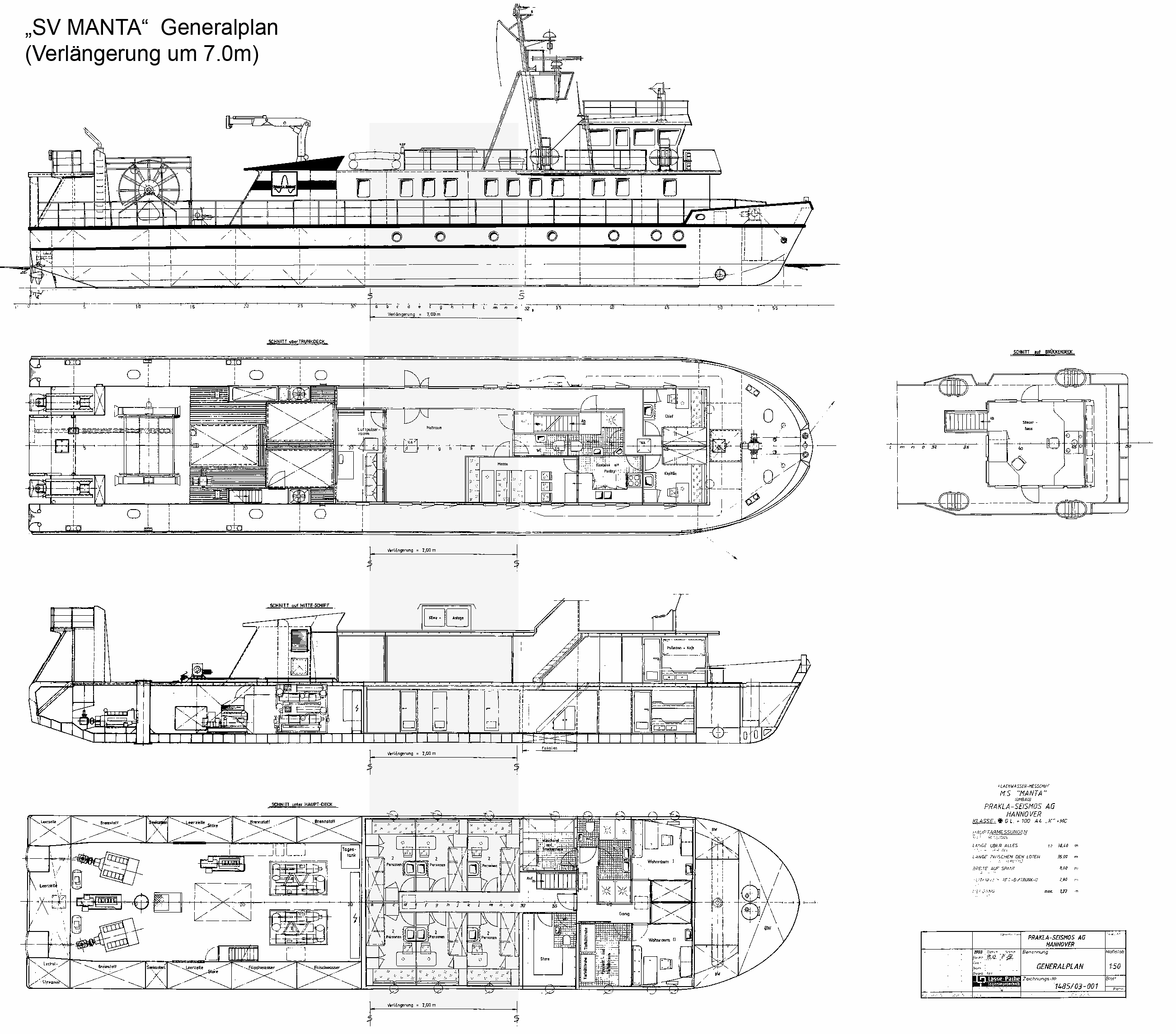 SV MANTA - Generalplan Verlängerung